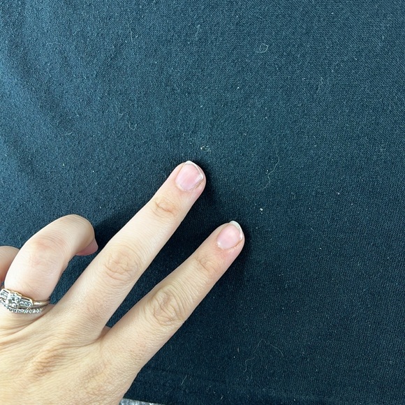 Vtg Kavio Designs Long Sleeve Shirt Black Silver Cowboy Boots Western Womens OS - Picture 8 of 14